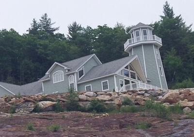 Work site photos by Radon Done Right, a Maine Radon Mitigation Company